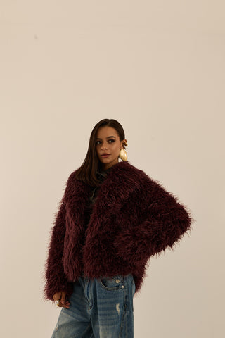 ECOPELLICCIA BORDEAUX GILDA