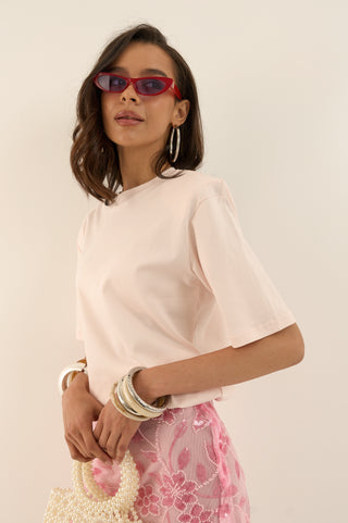 T-SHIRT SPALLINA ROSA
