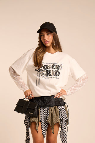 T-shirt “PASTEL GRID”