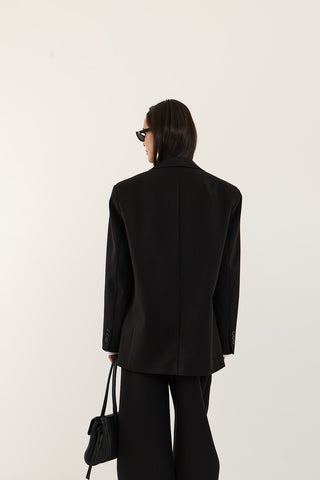 BLAZER DOPPIOPETTO DYNASTY NERO