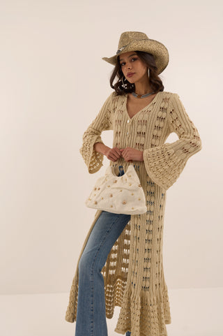 CARDIGAN CROCHET BOHEME