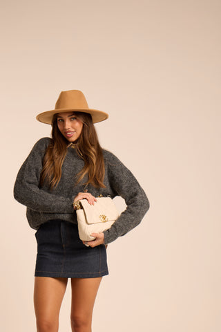 Pullover bouclé GREY