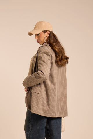 Blazer in flanella gessato BELTY