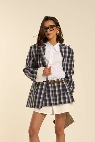 NAVY SCHOLAR miniskort