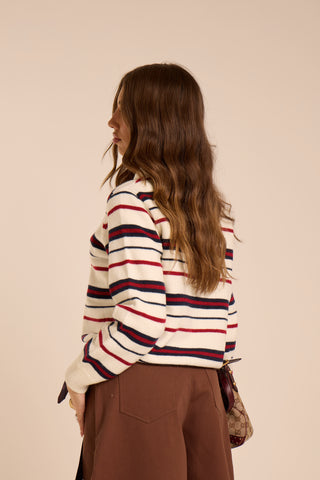 Maglione a righe Boston