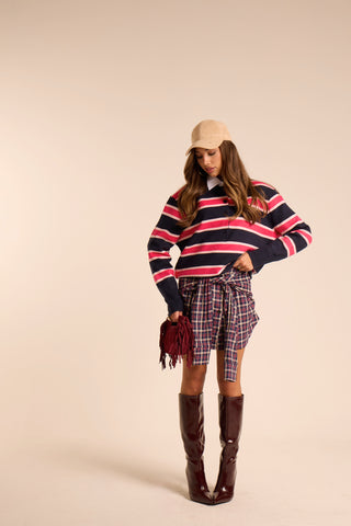 Maglione a righe Paris blu