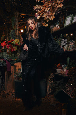 Eco Pelliccia MYN BLACK