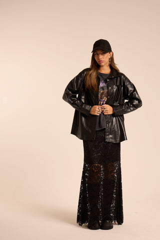 Camicia in pelle VENOM