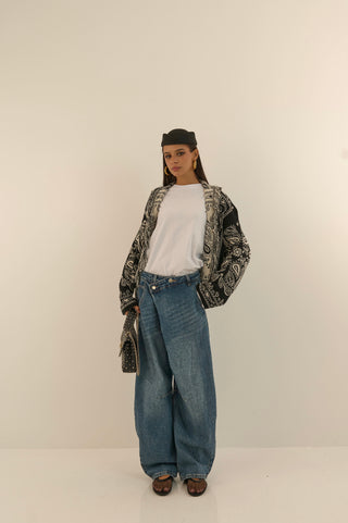 JEANS VITA ASIMMETRICA TWIST