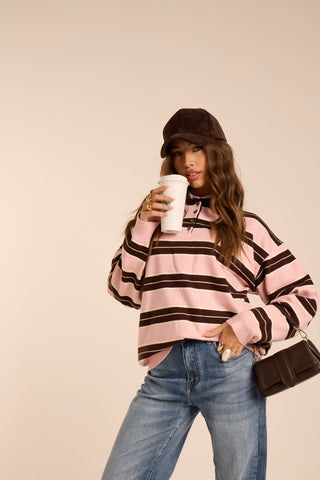 Maglioncino MOCHA PINK POLO