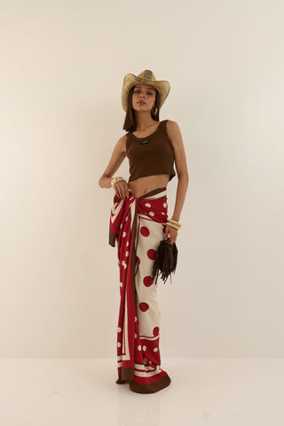 GONNA PAREO POSITANO ROUGE