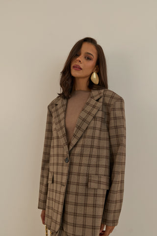 BLAZER TARTAN KENSINGTON