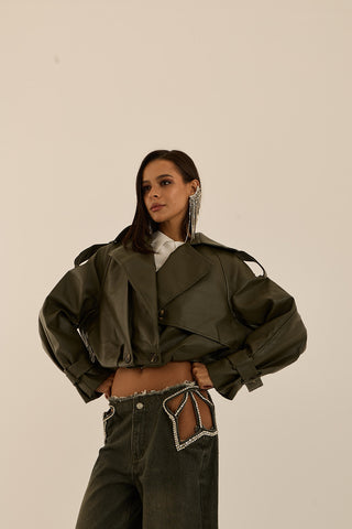 GIACCA TRENCH CROP BERLIN