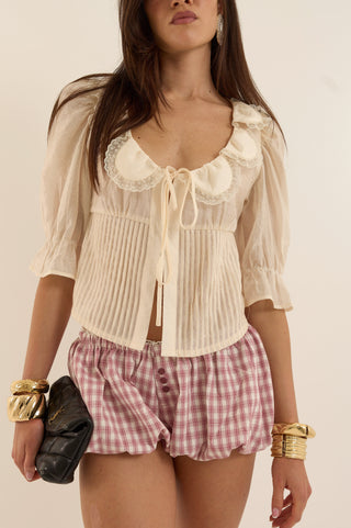 CAMICIA PIZZO&PLISSE'