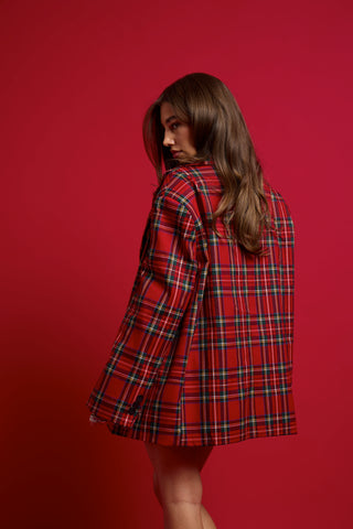 NOËL TARTAN BLAZER