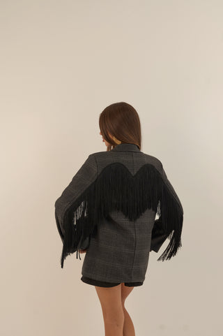 BLAZER FRANGE ARIZONA NERO