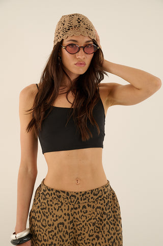 PANTALONE PALAZZO ANIMALIER