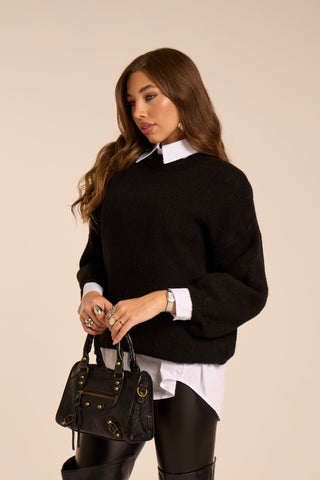 Pullover basico oversize