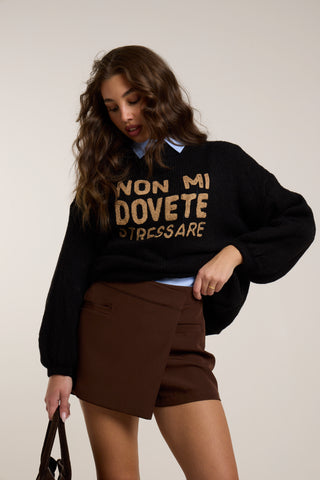 Maglione “NON MI DOVETE STRESSARE”