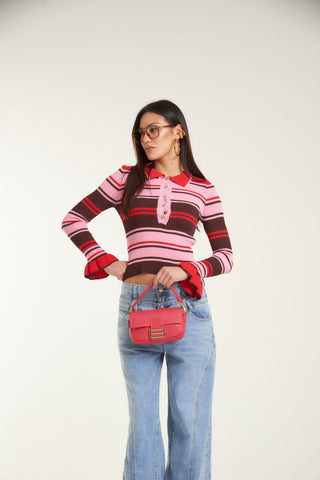 POLO RIGHE POP CHIC
