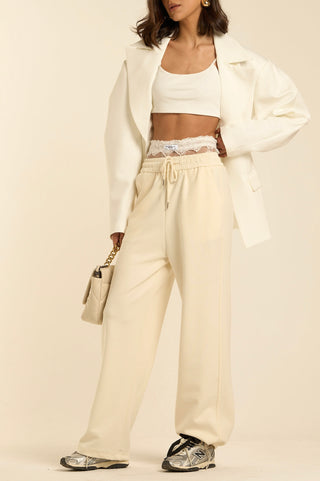 PIZZO CREAM TROUSERS