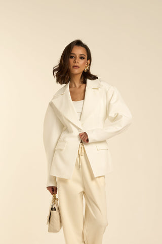 WHITE BLAZER BALLOON