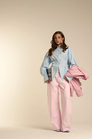 PINK WORK DENIM