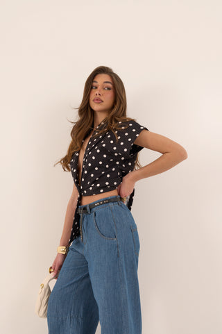 JEANS ARIA DENIM CON CINTURA