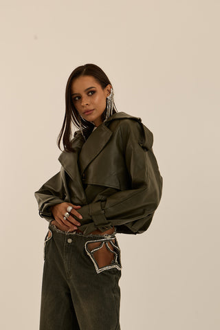 GIACCA TRENCH CROP BERLIN