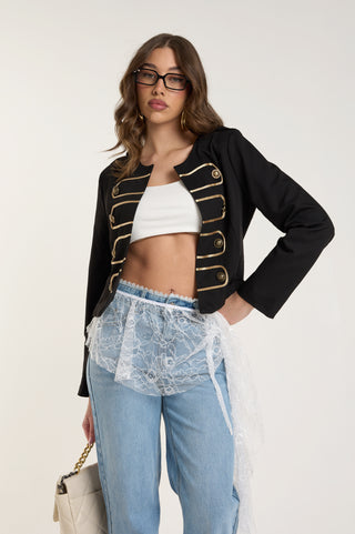 JEANS DRITTO CON PIZZO