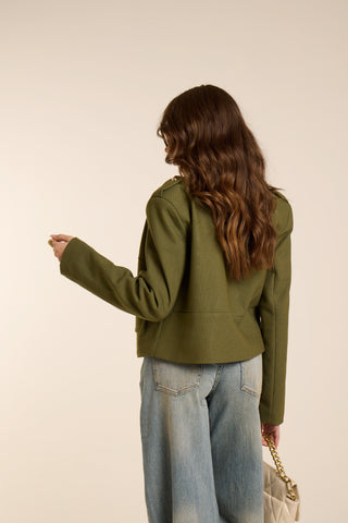 OLIVE REGALIA JACKET