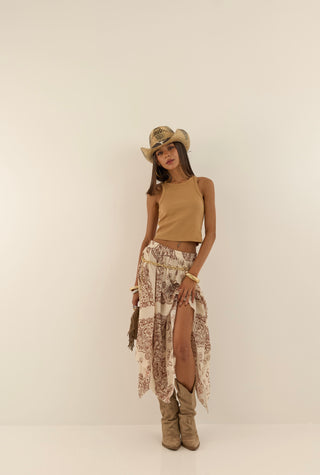 GONNA MIDI PAISLEY