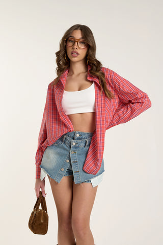 CAMICIA A QUADRI VIBRA