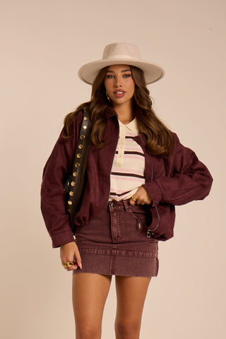 Giacca scamosciata Darling