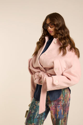 PINK SOFT TRENCH