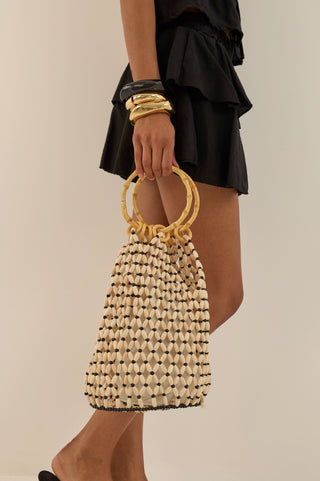 BORSA PERLINE BAMBOO