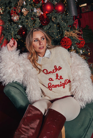 Maglione “ANCHE A TE E FAMIGLIA”