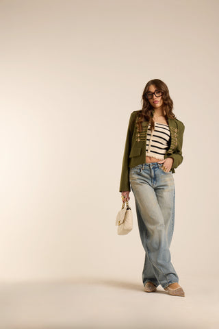 DENIM LIGHT BALLON JEANS