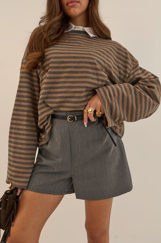 SHORTS SARTORIALE DANDY GRIGIO