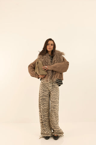 PANTALONE COULISSE ZEBRATO