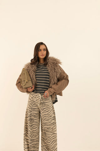 PANTALONE COULISSE ZEBRATO