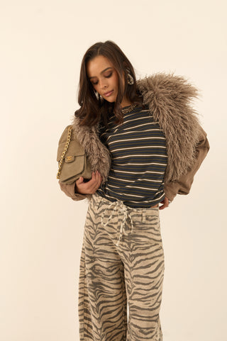 PANTALONE COULISSE ZEBRATO
