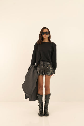 MAGLIA OVER AVERY NERO