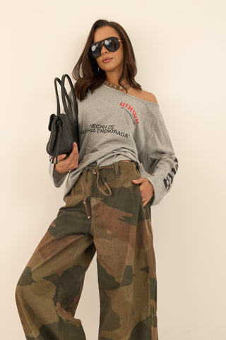 PANTALONE COULISSE MILITARE