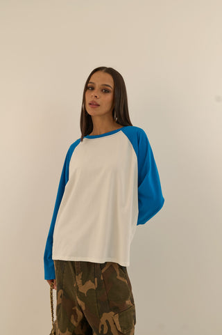 MAGLIA BASEBALL BLU