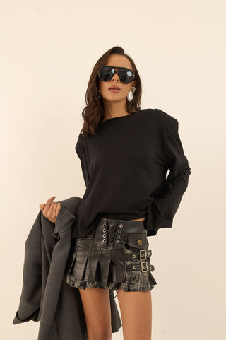 MAGLIA OVER AVERY NERO